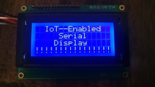 IOT enabled Serial Display copy
